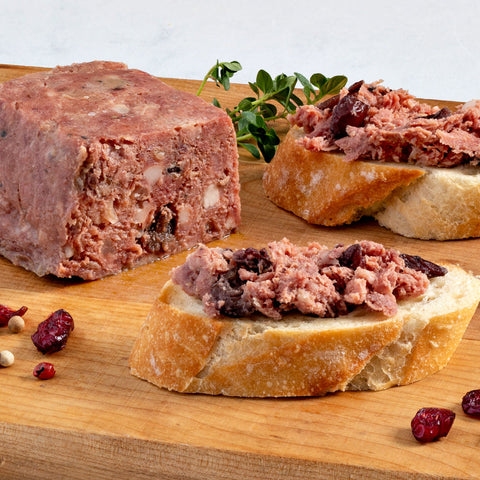 Hunter Venison and Pork Pate w/ Cranberries (Hunter Pate)