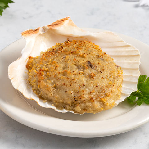 4 Brittany-Style Prepared Scallops (Coquille St. Jacques)