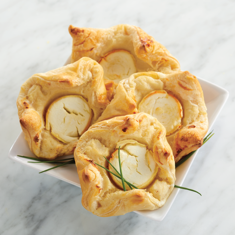 Goat Cheese Puff Pastry Baskets