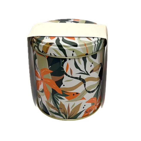 Mathez Cocoa-powdered truffles deco jungle tin