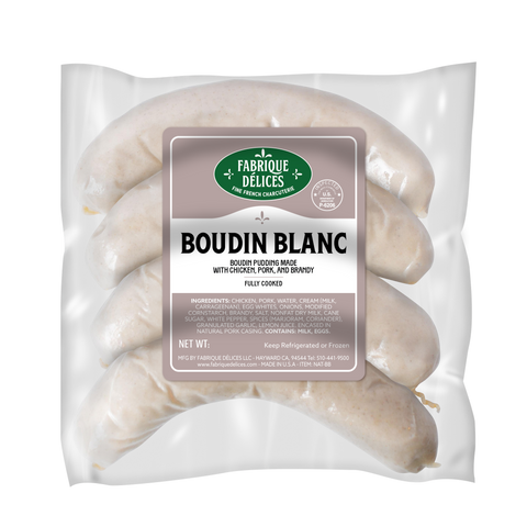 Fabrique Delices White Pudding Sausage (Boudin Blanc)