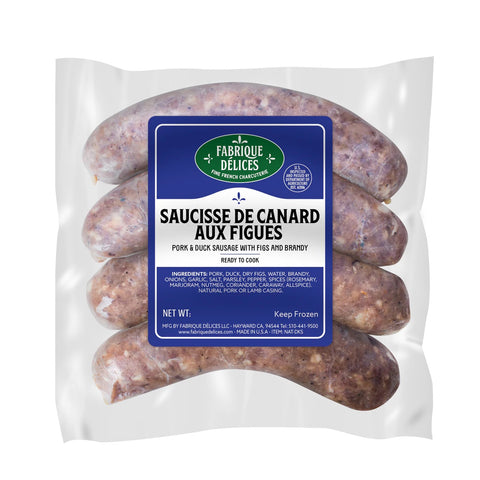 Fabrique Delices - Duck Sausage with Figs & Brandy