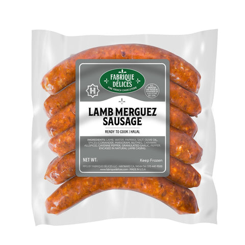 Fabrique Delices - 100% Lamb Merguez Halal spicy sausage