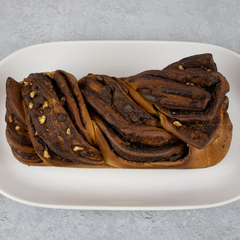 Hazelnuts Chocolate Babka Brioche