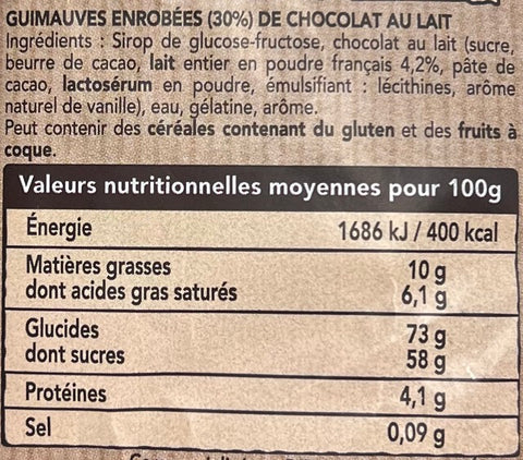 Cemoi Ourson Marshmallow Chocolate