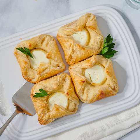 Paniers Feuilletés | Goat Cheese Puff Pastry Baskets