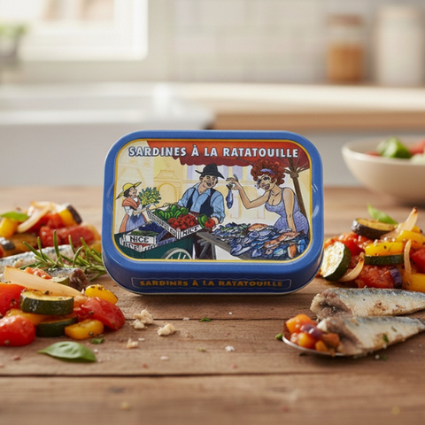 Ferrigno - Sardines with ratatouille peppers eggplant