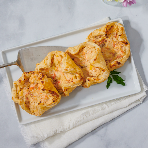 Salmon Puff Pastry Baskets