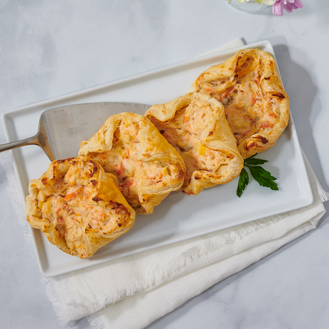 Paniers Feuilletés  | Salmon Puff Pastry Baskets