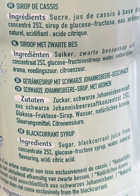 Teisseire Blackcurrant Syrup