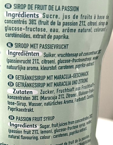 Teisseire Passion fruit tropical syrup