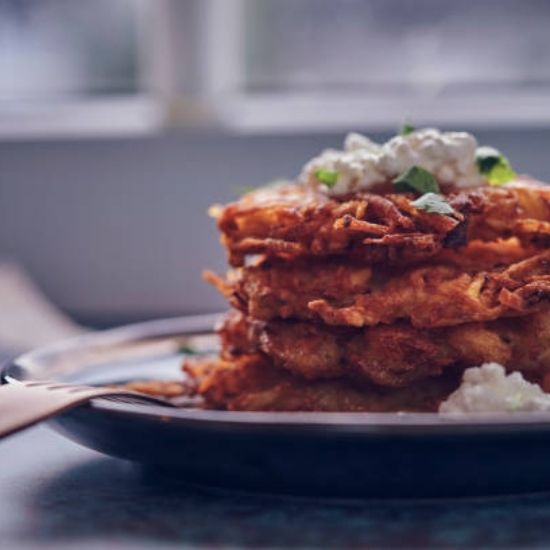 Mash potato pancakes