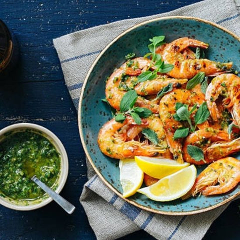 Argentine Shrimp Chimichurri