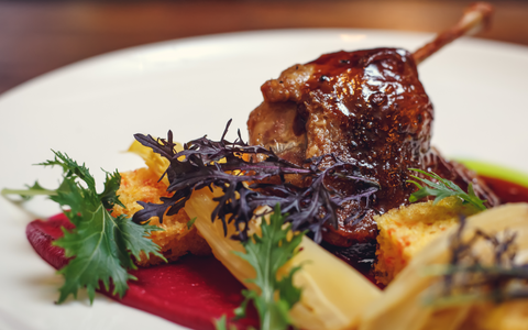 Duck Leg Confit, Croquettes & Yellow Wax Beans