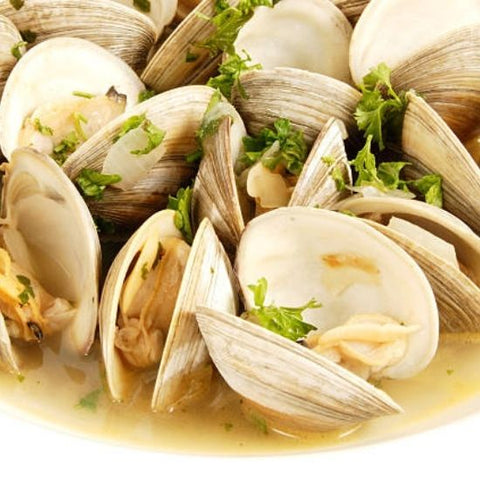 Garlic Butter Steamed Clams