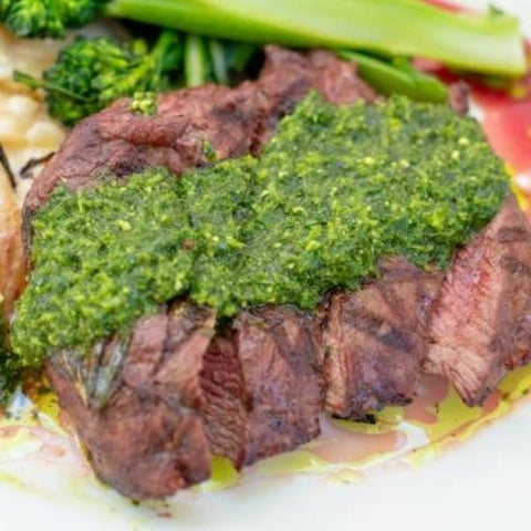Pork tenderloin with chimichurri