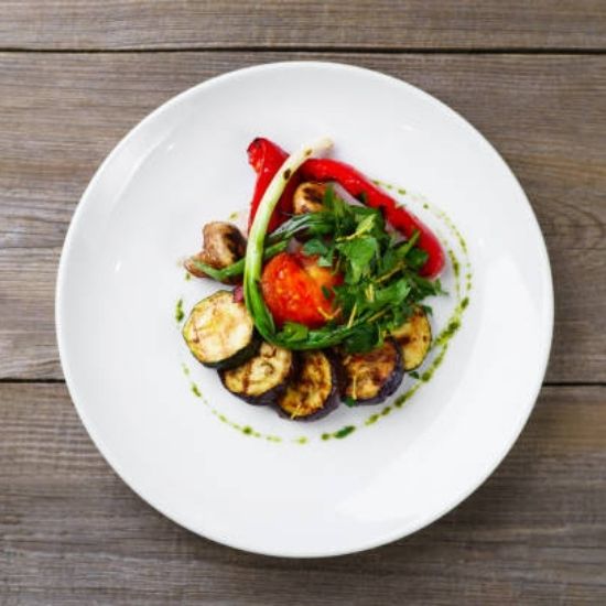 Roasted Veggies with Balsamic Glaze
