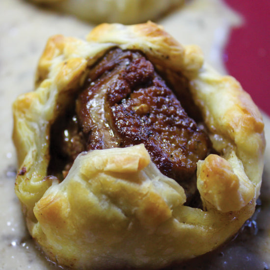 Duck Breast Foie Gras Wellingtons