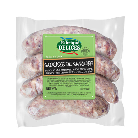 Fabrique Delices - Wild Boar Sausage with Apples & Cranberries