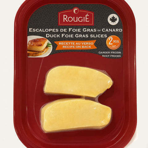 2 slices of Duck Foie Gras RougiÉ