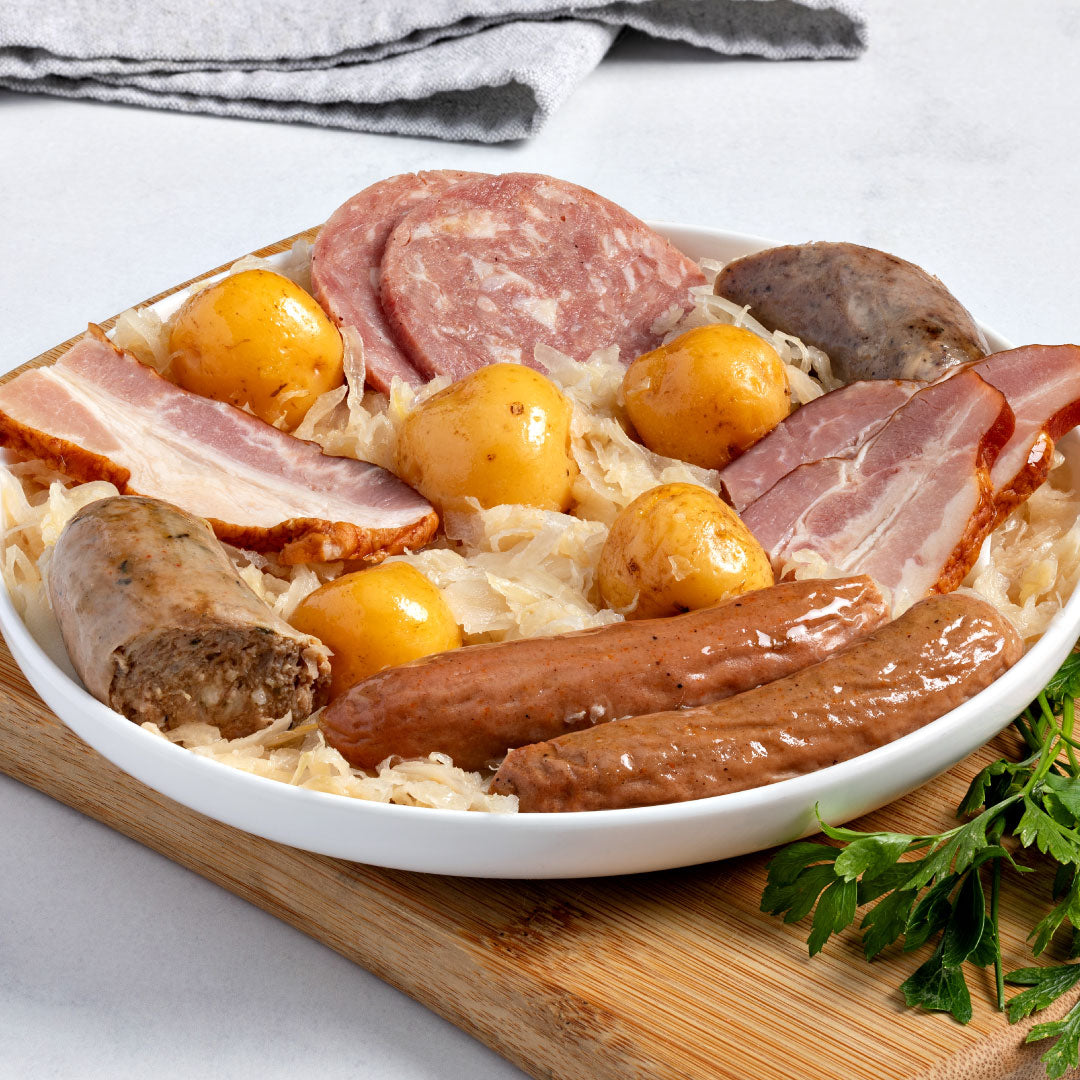 Classic Choucroute Garnie Alsacienne. Shop Now! | Cuisinery Classic Choucroute Garnie Alsacienne. Shop Now! | Cuisinery