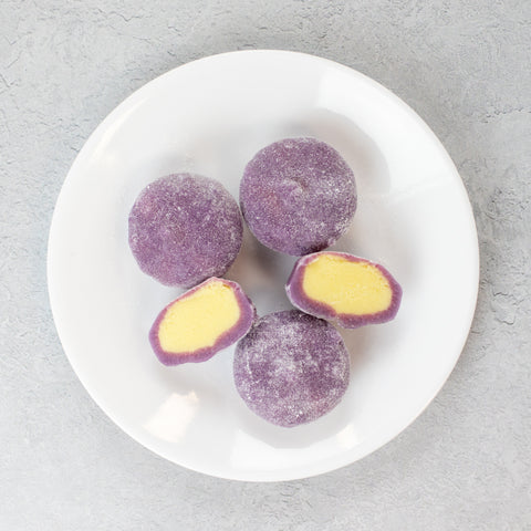 Vegan Passion Fruit Mochi Ice Cream