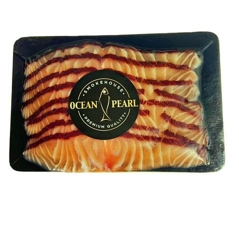 Premium Blackcurrant Smoked Salmon Sliced Premium 100% natural