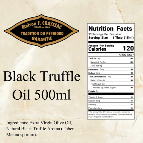 Black Truffle Olive Oil - Maison F.Crayssac