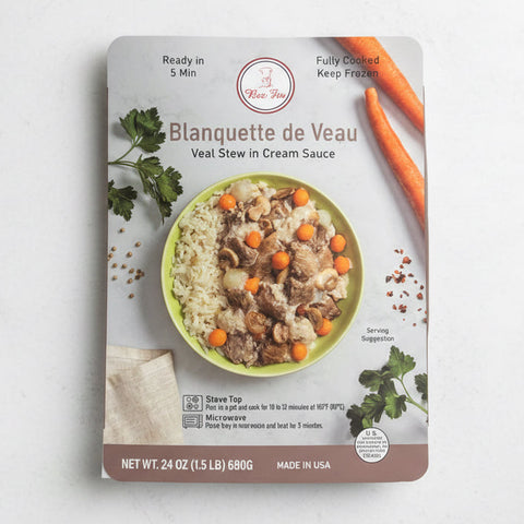 Blanquette de veau- Veal in a cream sauce