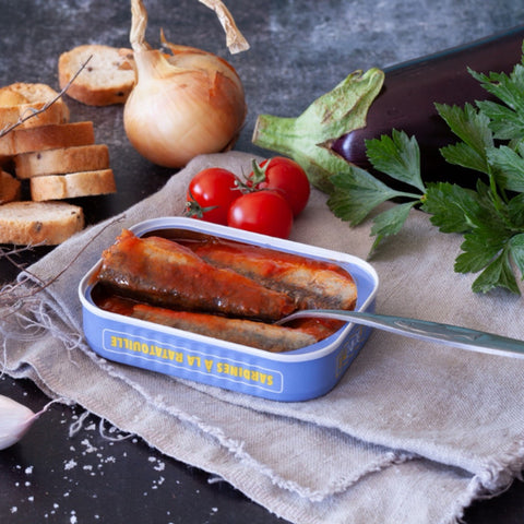 Ferrigno - Sardines with ratatouille peppers eggplant