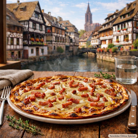 Flammekueche - Tarte Flambee