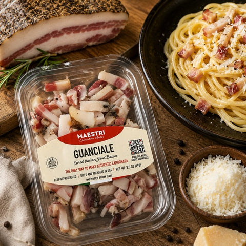 Italian Guanciale Strips Maestri-Fresh Charcuterie