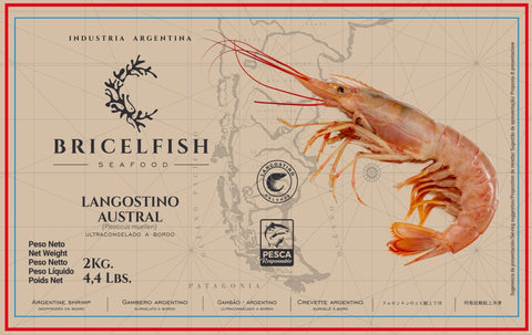 Large Red Shrimp Head-On