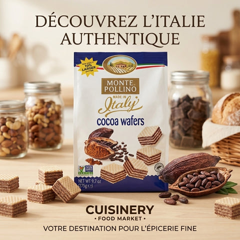 Italian Waffers filled with Cacao Monte Pollino