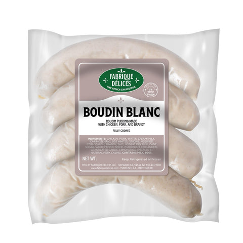 Fabrique Delices White Pudding Sausage (Boudin Blanc)
