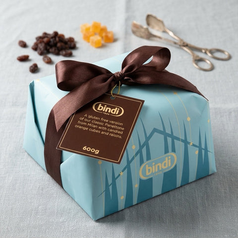 Panettone with raisins and candied orange gluten free