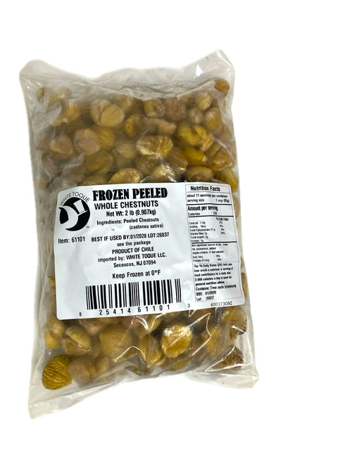 Peeled Chestnuts IQF 2lb