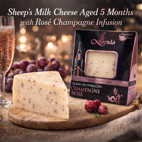 Sheep’s Milk Cheese with Rosé Champagne Infusion 200g
