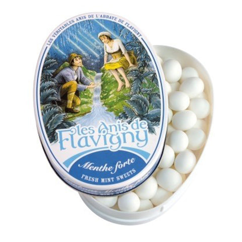 Anis de Flavigny Mint pastilles oval tin