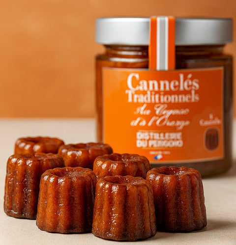 8 cannelés w/ cognac & orange liqueur Distillerie du Perigord