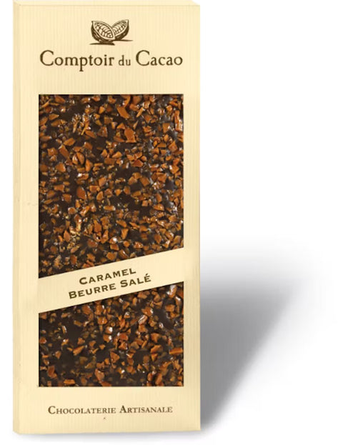 Comptoir du Cacao - Dark chocolate bar w/ salted butter caramel