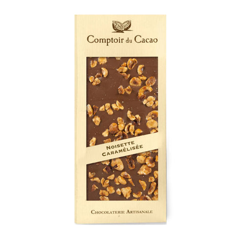 Comptoir du Cacao Milk chocolate bar w/ caramelized hazelnuts