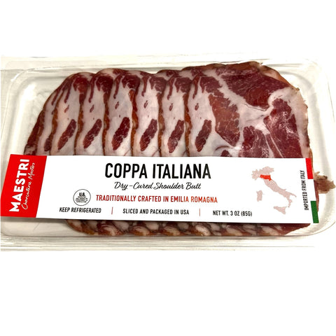 Italian Coppa Pre-sliced Maestri - Fresh Charcuterie