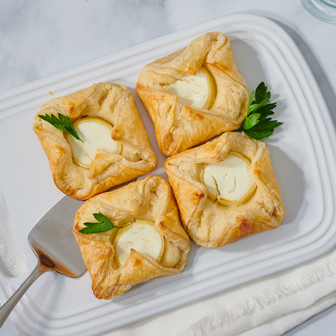 Goat Cheese Puff Pastry Baskets