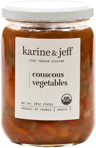 Karine et Jeff Organic Couscous Vegetables