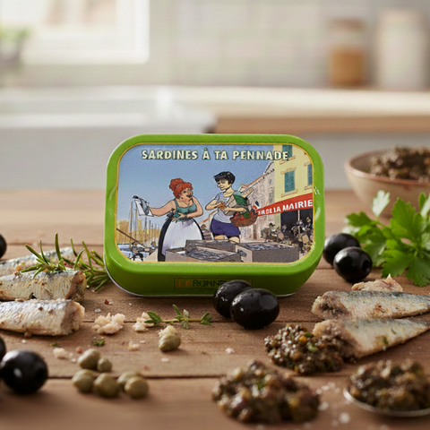 Ferrigno - Sardines with black olive tapenade