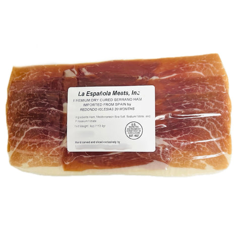Iberico Serrano Ham Aged 20 months Sliced (Imported)