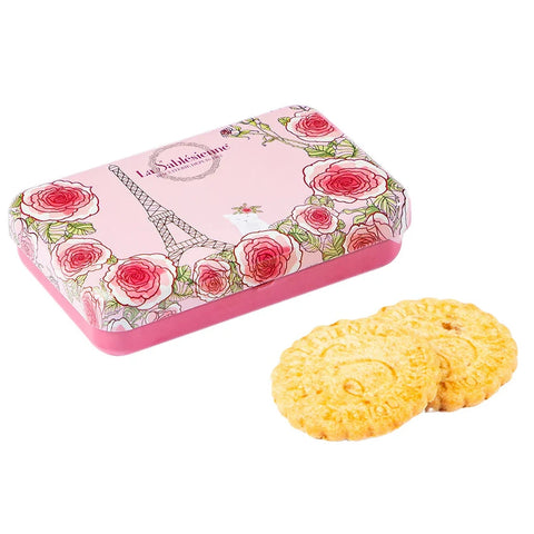 La Sablesienne Pur Butter Shortbread biscuits w/ caramel chips mini tin