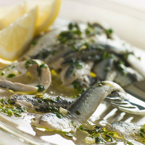 Marinated Anchovies in Olive Oil