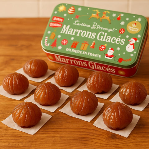 Marrons Glaces L'artisan Provencal Candied Chestnuts Christmas Tin